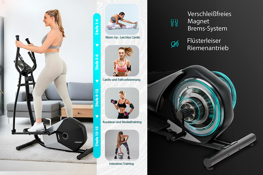 Crosstrainer CT 5: Von leicht bis intensiv – alles drin